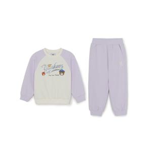 [엠엘비키즈] 메가베어 프렌즈 라글란 맨투맨 세트 2종 택1 (7AS2C0261) 7AS2C0261ALL