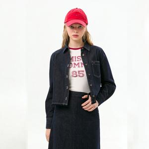 타미진스 여성 크롭 데님 셔켓 T32G0NSH01TWL1