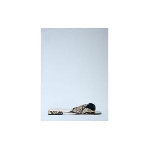 26 SS 프라다 여성 텍스처 슬라이드 샌들 pra0263010gry