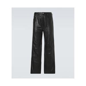 릭오웬스 레더 와이드 진 P01135161