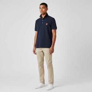 메종키츠네 폭스 헤드 반팔 폴로 티셔츠 네이비 PM00209KP0002 0413