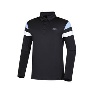 [와이드앵글] WMP24272W2   CO 슬리브 컬러블럭 폴로 티셔츠 M WMP24272