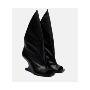 릭오웬스 캔틸레버 레더 핍토 부츠 P01149145