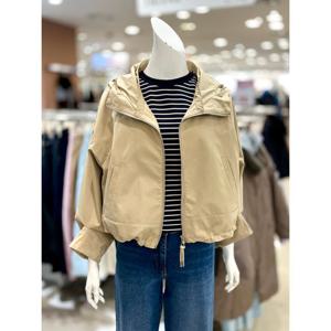 [트리아나]소매 핀턱 후드 숏 점퍼 AL1WA11