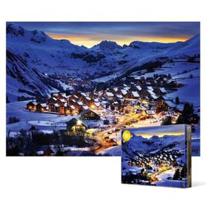 퍼즐1000 1000피스 직소퍼즐 - 알프스 리조트의 아름다운 황혼