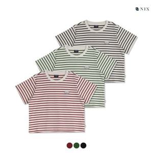 [NIX]여) 20 S싱글 - 와펜 스트라이프(레귤러크랍핏) (FNRMCTR501P)