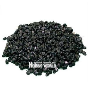 [반려] 수족관 어항 흑자갈 가공석 바닥재 1포 콩알크기