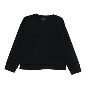 엠포리오아르마니 레이어드 헴 크루넥 스웨트셔츠 EW003181 AF1