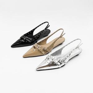 [신난다슈] 여성 구두 슬링백 힐 2cm 3종 여자 스틸레토 펌프스 샌들 펀칭 키튼힐 LO264936