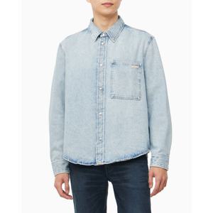 [캘빈클라인 진]남성 레귤러핏 라이트블루 데님셔츠 J327021