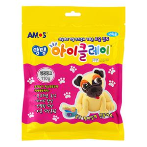 아모스 아이클레이 파우치 110g (형광핑크)