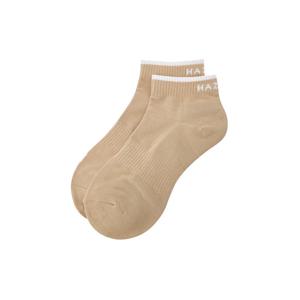 헤지스 골프 여성 26SS 베이지 여성 백로고 라이너 삭스 HWSS6E102I4