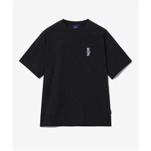 예일 YALE 엠브로이더리 유니버시티 댄 반팔티셔츠 블랙 YGM1SS301SBK 372063