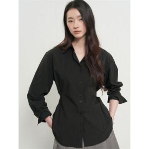 제너럴아이디어 벨티드 핀턱 셔츠 [BLACK] GF1LSH502 383866
