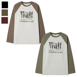 남자 웨잇 카모 래글런 긴팔 티셔츠 AC-TSA-Q083