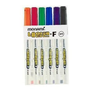 모나미 네임펜F 6색세트(1.0mm/6색)