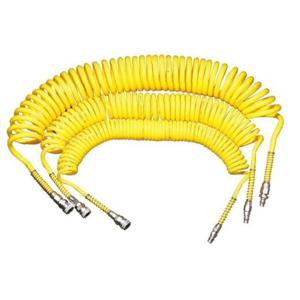 상아 우레탄 코일 에어 호스 12x8x5M 커플링