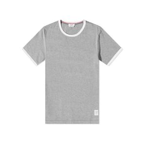 톰브라운 사이드 트리밍 링거 반팔티셔츠 그레이 남성 MJS083A 00042 055