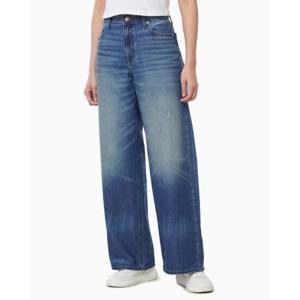 [캘빈클라인 진]여성 CK 로우라이즈 배기핏 와이드 청바지 47F740G (47F740G-YY8)