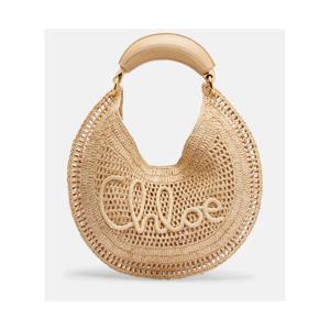 끌로에 Summer Banana 미디엄 라피아 숄더 백 P01152646