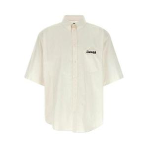 발렌시아가 반팔 셔츠 857810TRM289000 White