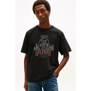 [타미힐피거종합관] 남성 헤리티지 텍스트 티셔츠 T12G1TPO530MT1 BDS T12G1TPO530MT1