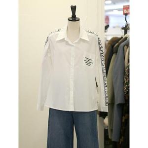 메종블랑쉬 세이브존03 소매 포켓 영문 포인트 셔츠 AQM261JSH207A