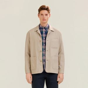 [페라로밀라노] 코튼블랜드 피그먼트 초어자켓 베이지 (AM0GOAV15253)