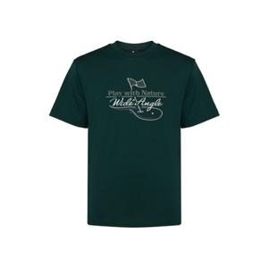 [와이드앵글] WMM26295G9  남성 TO 그래픽 반팔 라운드 티셔츠 M (D Green) WMM26295