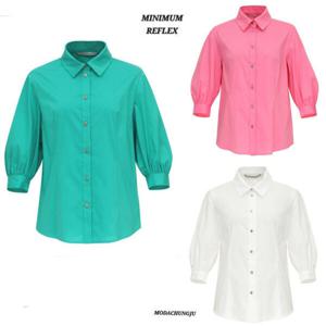 [미니멈]MD 벌룬 소매 카라 블라우스  MD MYBAWB3340 M_CJ