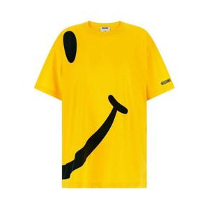 모스키노 반팔 티셔츠 071705411027 Yellow