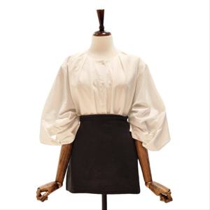 [나인스텝]소매꼬임 블라우스 N26NS6105