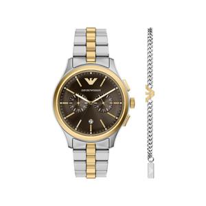 [공식본사정품] 아르마니 AR80084SET (Dario) 다리오 크로노그래프 팔찌 세트 남성 메탈시계