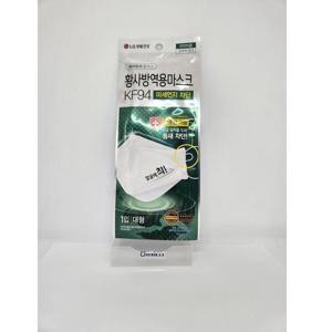 에어워셔 플러스 화이트 KF94 황사마스크 19매