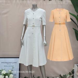 [미니멈]MD 트위드 브이넥 플레어원피스  MD MYBAWO4370 M_CJ