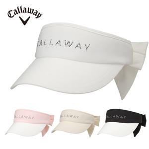 캘러웨이 26 우먼스 크리스탈 바이저 썬캡 여성 골프모자