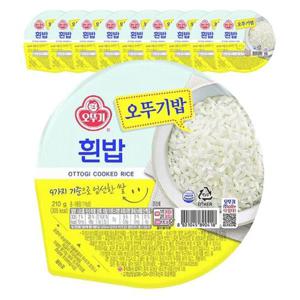 오뚜기 맛있는 오뚜기밥 흰밥 210gx10입