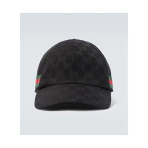 구찌 GG 캔버스 웹 스트라이프 베이스볼 캡 P01151334