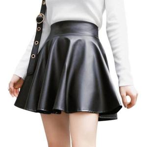 레더스커트 가죽플리츠치마 LEA-M73