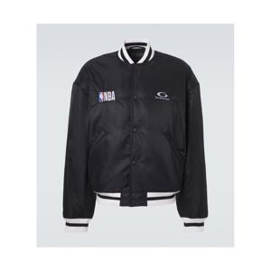 발렌시아가 x NBA 로고 새틴 보머 재킷 P01171342