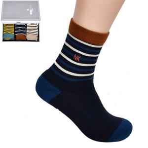 [Sogot]미치코런던 컬러 링글 포인트 신사 파일 중목 양말0051je