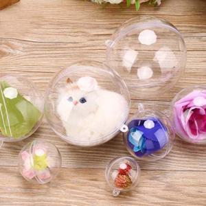 투명 플라스틱볼 6p세트 5cm 아크릴구 투명캡슐 플라스틱공