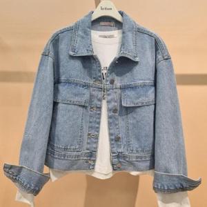 라티움 HC34 봄간절기 H라인숏짧은청자켓 T2613jk21