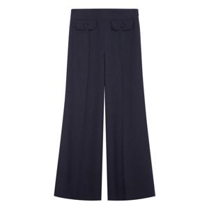 질스튜어트 뉴욕 여성 26SS 네이비 솔리드 부츠컷 팬츠 JSPA6B170N2