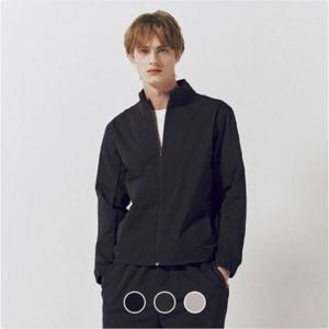 [지오다노]남성 간절기 릴렉스핏 폴리 트리콧 목넥 집업 자켓 076510