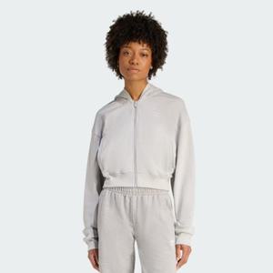 [아디다스]에센셜 프렌치 테리 크롭 지퍼 후디 KE3219