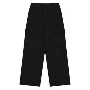 에꼴리에 여아 밴딩 네오프렌 카고 와이드 팬츠 24OT281_BK