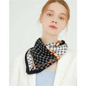 닥스 ACC YD [] [SILK100] 블랙 실크 스퀘어 스카프DCSC2E021 317486