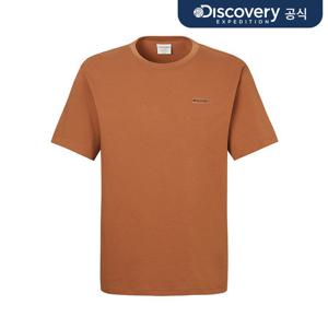[디스커버리] 프레시벤트 스몰로고 세미오버핏 반팔티셔츠 (D/ORANGE) DXRS7Q053-ORD