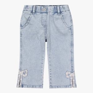 [치크(키즈)]여아 부츠컷 7부 데님 CKTH263Y1